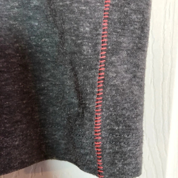 “Life Begins After Coffee” Crop T-shirt Grey XS - Picture 4 of 4